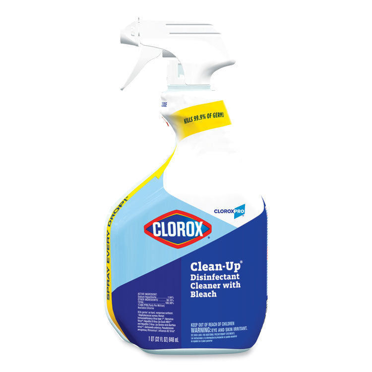 Clorox® Clorox Pro Clorox Clean-up, 32 oz Smart Tube Spray, 9/Carton (CLO35417CT)