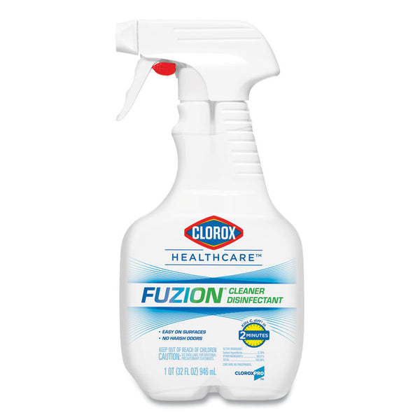 Clorox Healthcare® Fuzion Cleaner Disinfectant, 32 oz Spray Bottle (CLO31478EA)