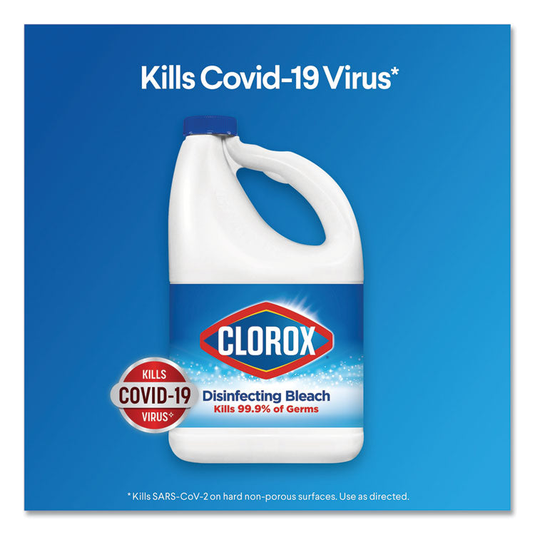 Clorox® Regular Bleach with CloroMax Technology, 43 oz Bottle, 6/Carton (CLO32260)