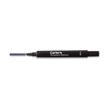 Carter's™ Large Desk Style Permanent Marker, Broad Chisel Tip, Black, Dozen (AVE27178)