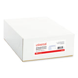 Universal® Double Window Business Envelope, #9, Commercial Flap, Gummed Closure, 3.88 x 8.88, White, 500/Box (UNV36301)