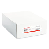 Universal® Open-Side Business Envelope, 1 Window, #10, Square Flap, Gummed Closure, 4.13 x 9.5, White, 500/Box (UNV36321)