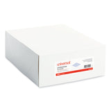 Universal® Open-Side Security Tint Business Envelope, #10, Monarch Flap, Gummed Closure, 4.13 x 9.5, White, 500/Box (UNV35202) Box of 500