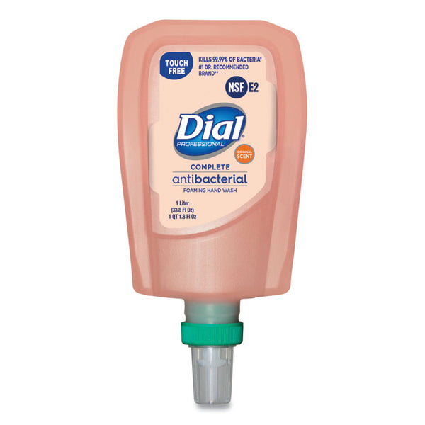 Dial® Professional Antibacterial Foaming Hand Wash Refill for FIT Touch Free Dispenser, Original, 1 L (DIA16674EA)