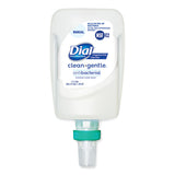 Dial® Professional Clean+Gentle Antibacterial Foaming Hand Wash Refill for FIT Manual Dispenser, Fragrance Free, 1.2 L, 3/Carton (DIA32100CT)