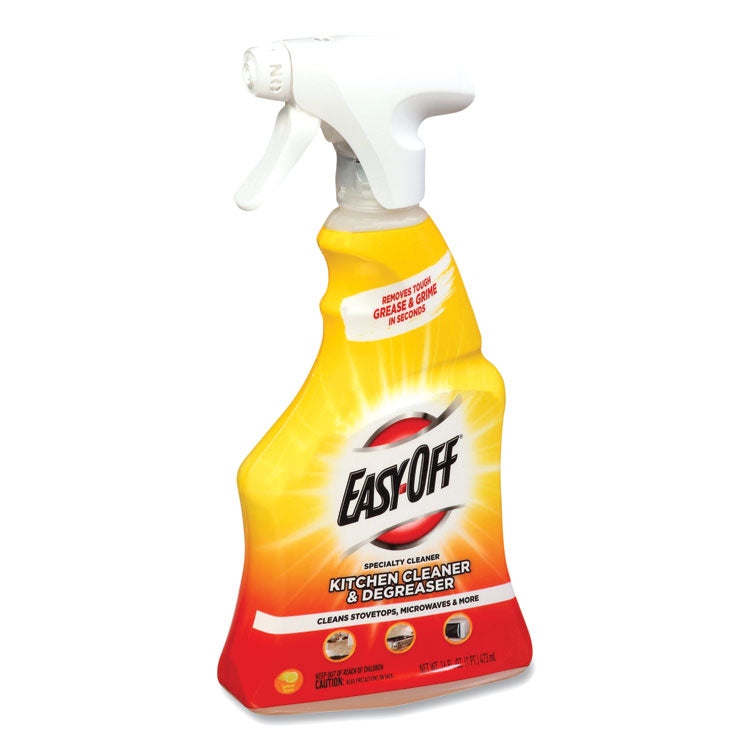 EASY-OFF® Kitchen Degreaser, Lemon Scent, 16 oz Spray Bottle (RAC97024EA) Each