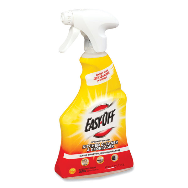 EASY-OFF® Kitchen Degreaser, Lemon Scent, 16 oz Spray Bottle, 6/Carton (RAC97024) Case of 6