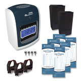 Acroprint® ATR480 Time Clock and Accessories Bundle, Digital Display, White/Charcoal (ACPTTB500) Each