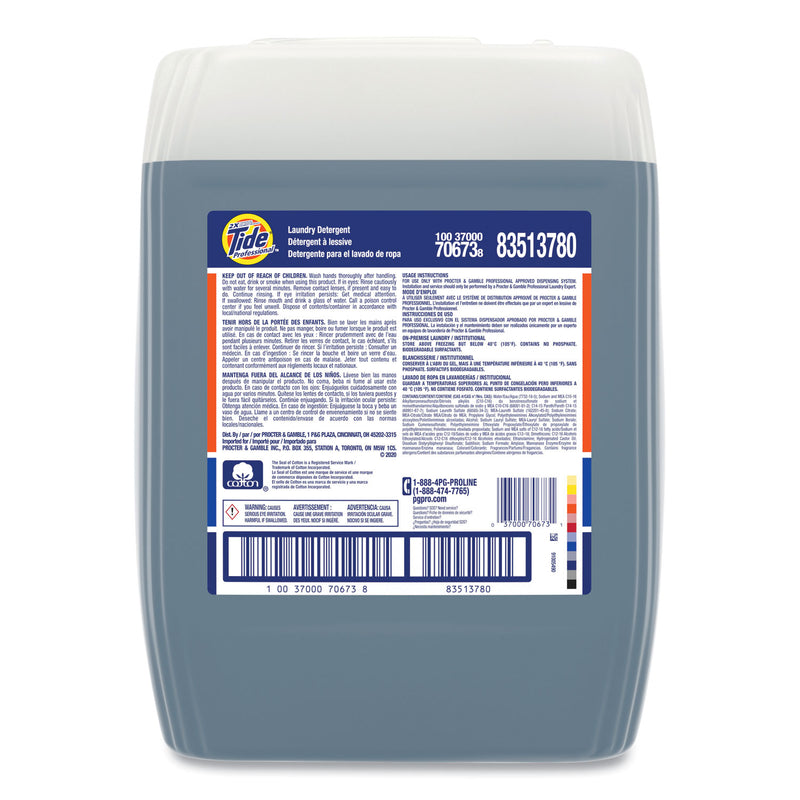 Tide Pro 2x Liquid Laundry Detergent, Original Scent, 5 gal Pail (PPL70673) Each
