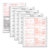 TOPS™ Four-Part 1099-NEC Continuous Tax Forms, Four-Part Carbonless, 8.5 x 5.5, 2 Forms/Sheet, 24 Forms Total (TOP2299NEC) Case Of 360