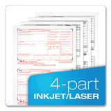 TOPS™ W-2 Tax Form for Inkjet/Laser Printers, Fiscal Year: 2022, Four-Part Carbonless, 8.5 x 5.5, 2 Forms/Sheet, 50 Forms Total (TOP22990) Pack of 50