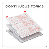 TOPS™ Four-Part 1099-NEC Continuous Tax Forms, Four-Part Carbonless, 8.5 x 5.5, 2 Forms/Sheet, 24 Forms Total (TOP2299NEC) Case Of 360