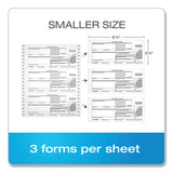 TOPS™ Four-Part 1099-NEC Continuous Tax Forms, Four-Part Carbonless, 8.5 x 5.5, 2 Forms/Sheet, 24 Forms Total (TOP2299NEC) Case Of 360