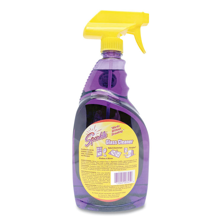 Sparkle Glass Cleaner, 33.8 oz Spray Bottle (FUN20345)