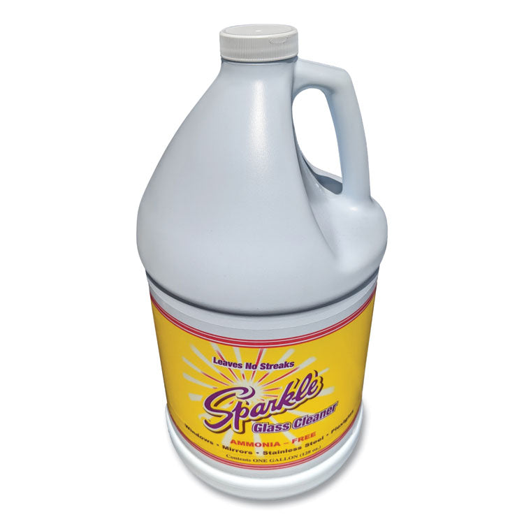 Sparkle Glass Cleaner, 1 gal Bottle Refill, 4/Carton (FUN20500CT)