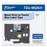 Brother P-Touch® TZ Standard Adhesive Laminated Labeling Tape, 0.47" x 26.2 ft, Pastel Blue (BRTTZEMQ531) Each