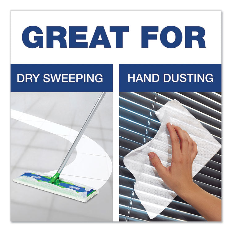 Swiffer® Dry Refill Cloths, White, 10.63 x 8, 32/Box, 6 Boxes/Carton (PGC33407CT) Carton of 6