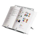 Fellowes® BookLift Copyholder, One Book/Pad Capacity, Plastic, Platinum (FEL21100)