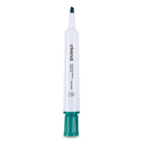 Universal™ Dry Erase Marker, Broad Chisel Tip, Green, Dozen (UNV43654)