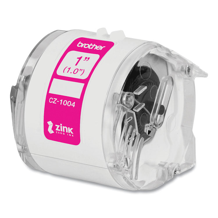 Brother CZ Roll Cassette, 1" x 16.4 ft, White (BRTCZ1004)