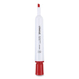 Universal™ Dry Erase Marker, Broad Chisel Tip, Red, Dozen (UNV43652)