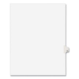 Avery® Preprinted Legal Exhibit Side Tab Index Dividers, Avery Style, 10-Tab, 17, 11 x 8.5, White, 25/Pack, (1017) (AVE01017)