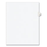 Avery® Preprinted Legal Exhibit Side Tab Index Dividers, Avery Style, 10-Tab, 57, 11 x 8.5, White, 25/Pack, (1057) (AVE01057)