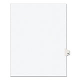 Avery® Preprinted Legal Exhibit Side Tab Index Dividers, Avery Style, 10-Tab, 68, 11 x 8.5, White, 25/Pack, (1068) (AVE01068)