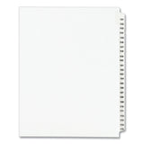 Avery® Preprinted Legal Exhibit Side Tab Index Dividers, Avery Style, 25-Tab, 151 to 175, 11 x 8.5, White, 1 Set, (1336) (AVE01336)