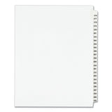 Avery® Preprinted Legal Exhibit Side Tab Index Dividers, Avery Style, 25-Tab, 276 to 300, 11 x 8.5, White, 1 Set, (1341) (AVE01341)