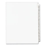 Avery® Preprinted Legal Exhibit Side Tab Index Dividers, Avery Style, 25-Tab, 326 to 350, 11 x 8.5, White, 1 Set, (1343) (AVE01343)