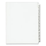 Avery® Preprinted Legal Exhibit Side Tab Index Dividers, Avery Style, 25-Tab, 376 to 400, 11 x 8.5, White, 1 Set, (1345) (AVE01345)