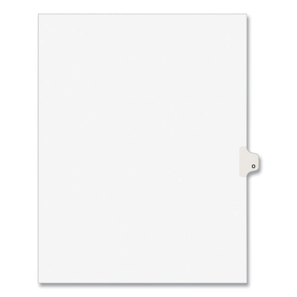 Avery® Preprinted Legal Exhibit Side Tab Index Dividers, Avery Style, 26-Tab, O, 11 x 8.5, White, 25/Pack, (1415) (AVE01415)