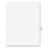 Avery® Preprinted Legal Exhibit Side Tab Index Dividers, Avery Style, 26-Tab, P, 11 x 8.5, White, 25/Pack, (1416) (AVE01416)