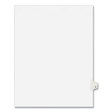 Avery® Preprinted Legal Exhibit Side Tab Index Dividers, Avery Style, 26-Tab, V, 11 x 8.5, White, 25/Pack, (1422) (AVE01422)