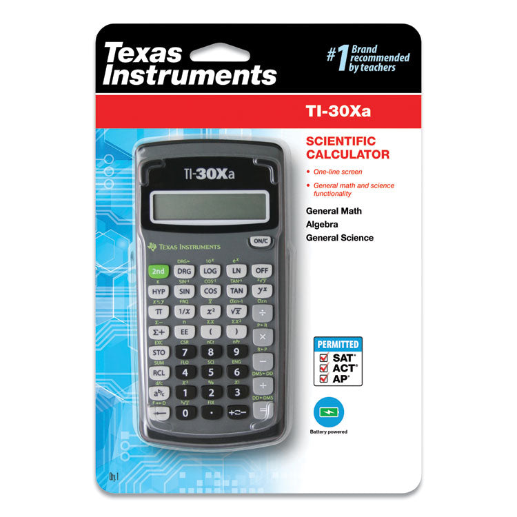 Texas Instruments TI-30Xa Scientific Calculator, 10-Digit LCD (TEXTI30XA) Each