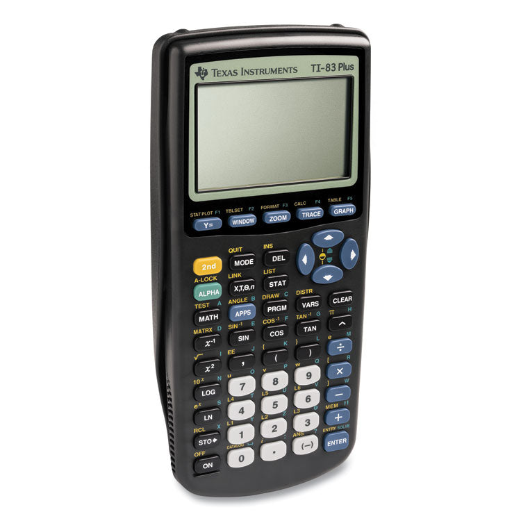 Texas Instruments TI-83Plus Programmable Graphing Calculator, 10-Digit LCD (TEXTI83PLUS) Each