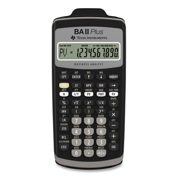 Texas Instruments BAIIPlus Financial Calculator, 10-Digit LCD (TEXBAIIPLUS) Each