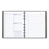 Blueline® NotePro Undated Daily Planner, 9.25 x 7.25, Black Cover, Undated (REDA29C81)