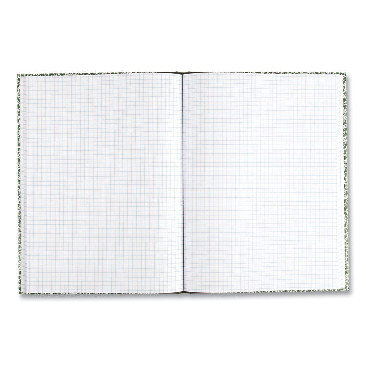 National® Lab Notebook, Quadrille Rule (5 sq/in), Green Marble Cover, (96) 10.13 x 7.88 Sheets (RED53110) Each