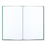 National® Emerald Series Account Book, Green Cover, 12.25 x 7.25 Sheets, 500 Sheets/Book (RED56151) Each