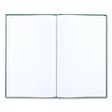 National® Emerald Series Account Book, Green Cover, 12.25 x 7.25 Sheets, 150 Sheets/Book (RED56111) Each