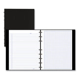 Blueline® NotePro Quad Notebook, Data/Lab-Record Format with Narrow and Quadrille Rule Sections, Black Cover, (96) 9.25 x 7.25 Sheets (REDA44C81)
