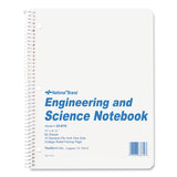 National® Engineering and Science Notebook, Quadrille Rule (10 sq/in), White Cover, (60) 11 x 8.5 Sheets (RED33610)