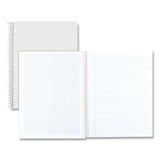 National® Engineering and Science Notebook, Quadrille Rule (10 sq/in), White Cover, (60) 11 x 8.5 Sheets (RED33610)