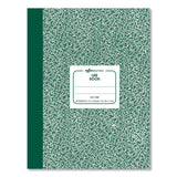 National® Composition Lab Notebook, Quadrille Rule, Green Cover, (60) 10.13 x 7.88 Sheets (RED53108) Each