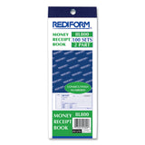 Rediform® Receipt Book, Two-Part Carbonless, 7 x 2.75, 4 Forms/Sheet, 100 Forms Total (RED8L800) Each