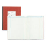 National® Computation Notebook, Quadrille Rule (4 sq/in), Brown Cover, (75) 11.75 x 9.25 Sheets (RED43648) Each