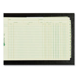 National® Four-Ring Ledger Binder Kit with A-Z Index, Black Cover, 8.5 x 5 Debit-Credit-Balance Sheets, 100 Sheets/Book (RED63453) Each