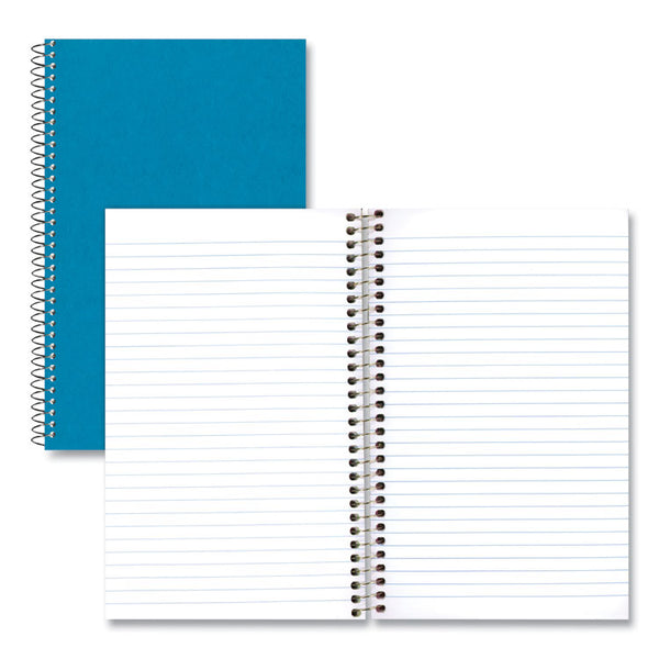 National® Single-Subject Wirebound Notebooks, Medium/College Rule, Blue Kolor Kraft Front Cover, (80) 9.5 x 6 Sheets (RED33560)